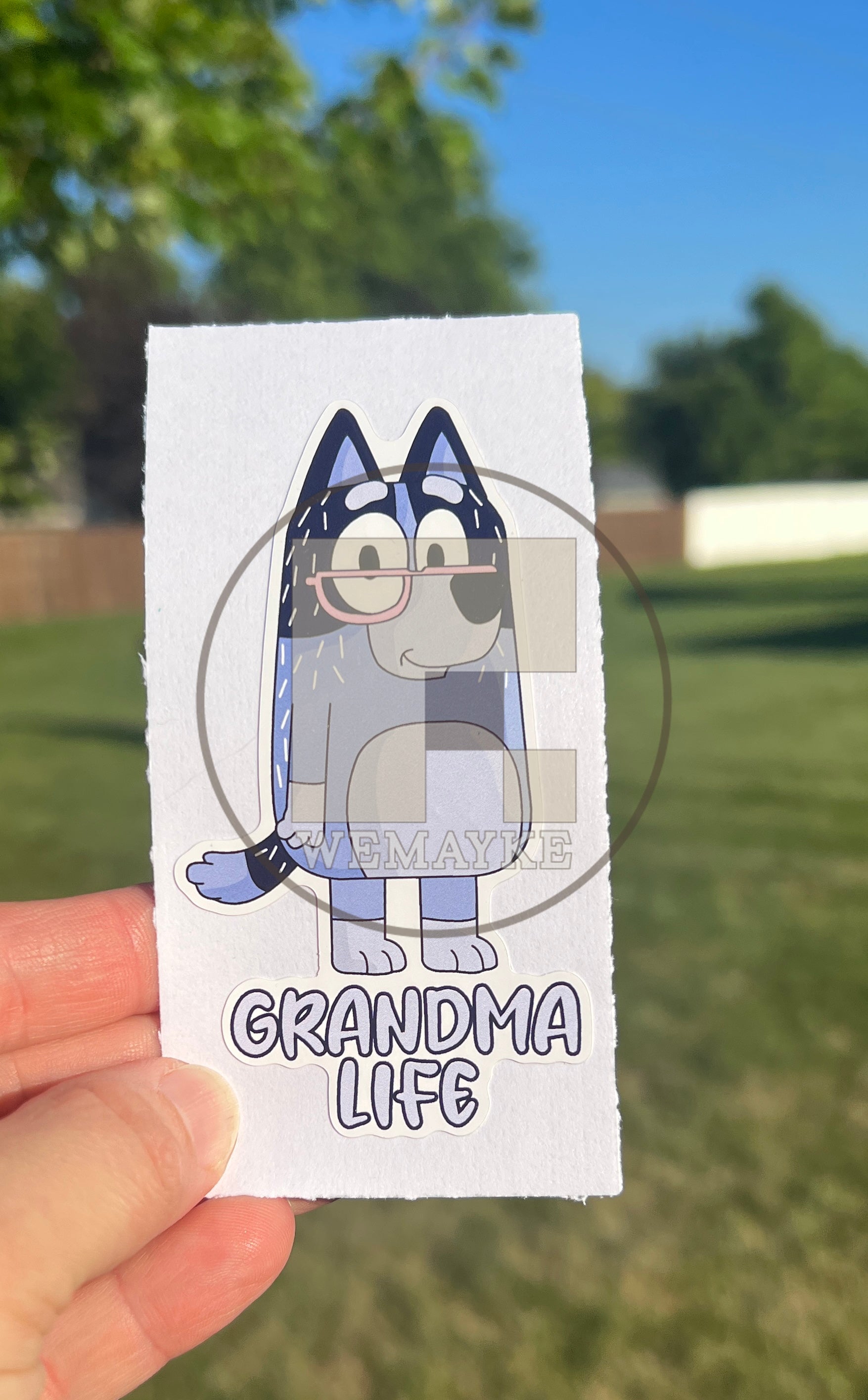 (B37) Grandma Life - Dog Family Decal / Sticker
